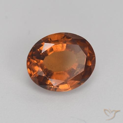 9,17 ctw natürlicher Orangenbraun Hessonit-Granat, Oval, VS-SI