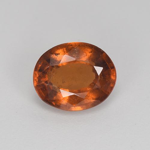 2,26 ctw natürlicher brauner Hessonit, Oval Schliff, VS-SI