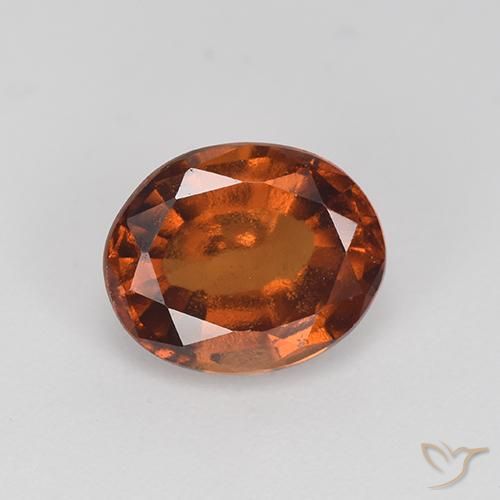 2.55ct Natürlicher Mittel braun Hessonit-Granat, Oval, VS-SI