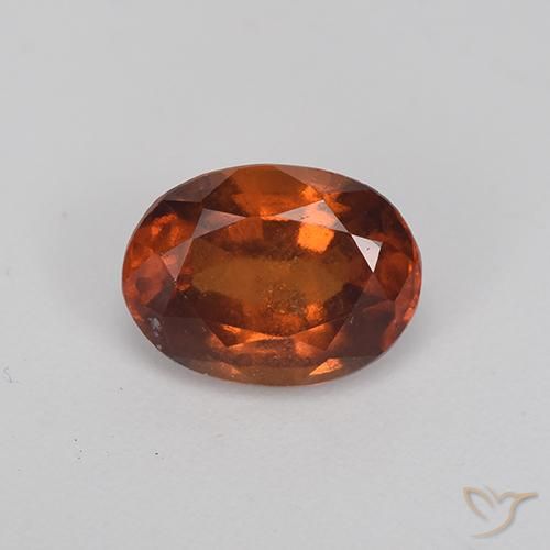 1.92ct Natürlicher Lebkuchen braun Hessonit-Granat, Oval, VS-SI