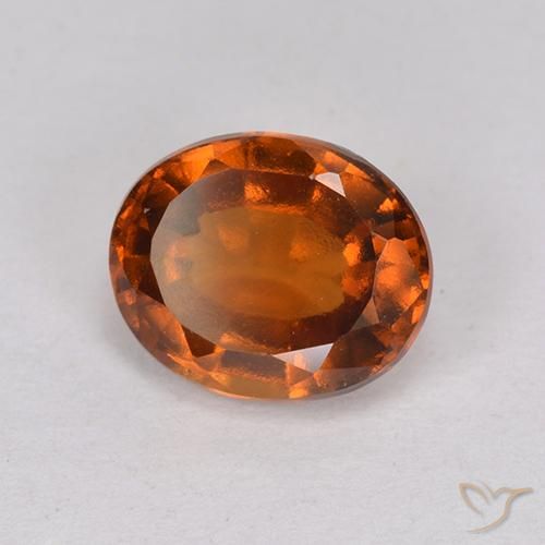 9,17 ctw natürlicher Orangenbraun Hessonit-Granat, Oval, VS