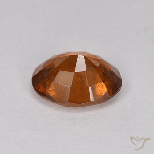 9,17 ctw natürlicher Dunkelorange Hessonit-Granat, Oval, VS-SI