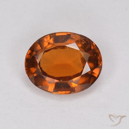1.94ct Natürlicher tieforange Hessonit-Granat, Oval, VS-SI