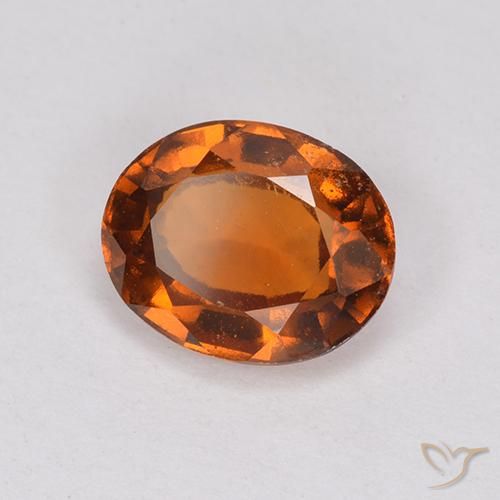 9,17 ctw natürlicher tieforange Hessonit-Granat, Oval, VS-SI