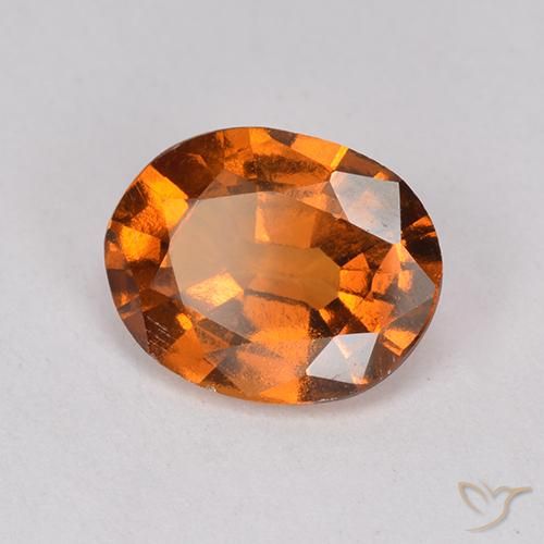 9,17 ctw natürlicher Mitteldunkles Orange Hessonit-Granat, Oval, VS-SI