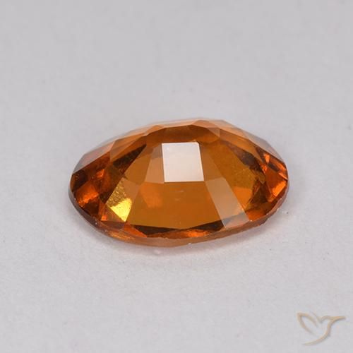 9,17 ctw natürlicher Mitteldunkles Orange Hessonit-Granat, Oval, VS-SI