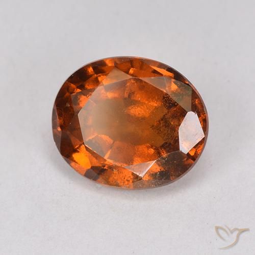 9,17 ctw natürlicher rötlich-orange Hessonit-Granat, Oval, VS-SI