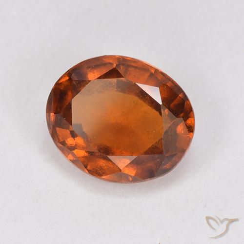 9,17 ctw natürlicher Amber Orange Hessonit-Granat, Oval, VS-SI