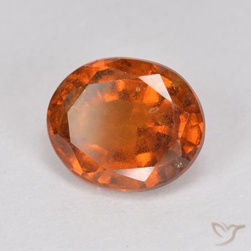 9,17 ctw natürlicher Amber Orange Hessonit-Granat, Oval, VS-SI
