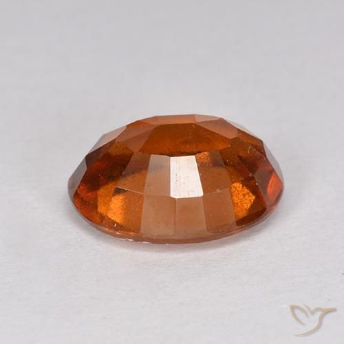 9,17 ctw natürlicher rötlich-orange Hessonit-Granat, Oval, VS-SI