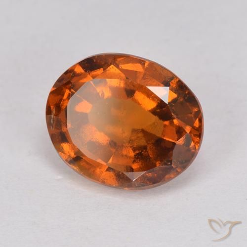 9,17 ctw natürlicher Amber Orange Hessonit-Granat, Oval, VS-SI