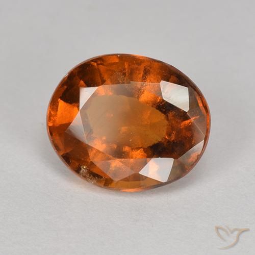 9,17 ctw natürlicher Feuerorange Hessonit-Granat, Oval, VS