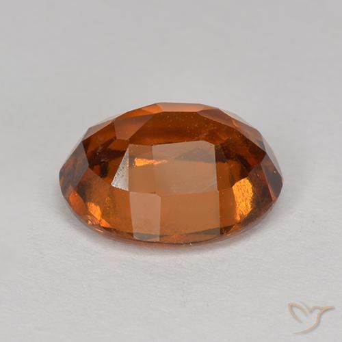 9,17 ctw natürlicher rötlich-orange Hessonit-Granat, Oval, VS