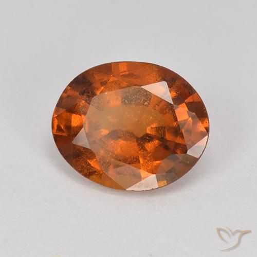 9,17 ctw natürlicher tieforange Hessonit-Granat, Oval, VS-SI