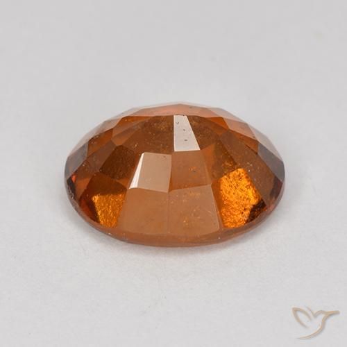 9,17 ctw natürlicher rötlich-orange Hessonit-Granat, Oval, VS-SI