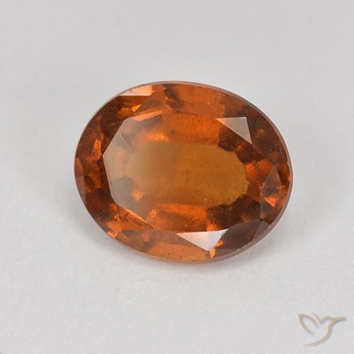 9,17 ctw natürlicher Amber Orange Hessonit-Granat, Oval, VS