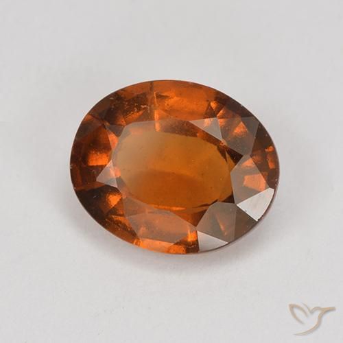 9,17 ctw natürlicher rötlich-orange Hessonit-Granat, Oval, VS