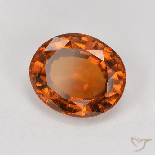 9,17 ctw natürlicher tieforange Hessonit-Granat, Oval, VS