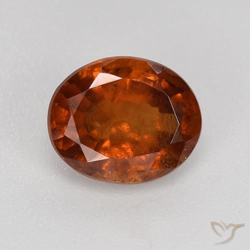 1.87ct Natürlicher Feuerorange Hessonit-Granat, Oval, VS-SI