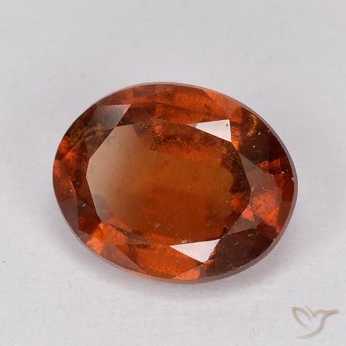 9,17 ctw natürlicher Feuerorange Hessonit-Granat, Oval, VS-SI