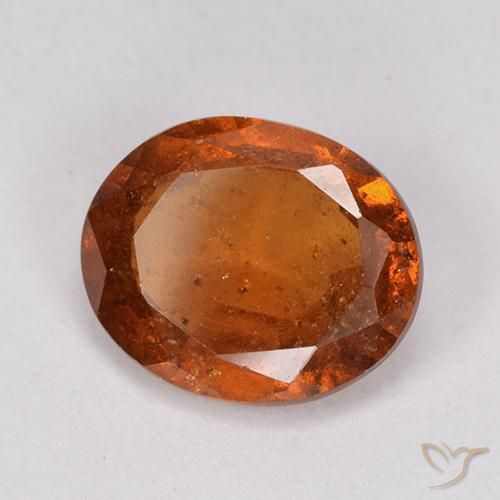 9,17 ctw natürlicher Mitteldunkles Orange Hessonit-Granat, Oval, VS-SI