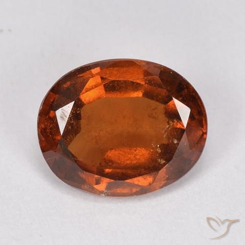 2.32ct Natürlicher rötlich-orange Hessonit-Granat, Oval, VS-SI