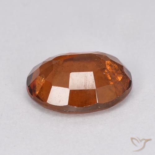9,17 ctw natürlicher rötlich-orange Hessonit-Granat, Oval, VS-SI