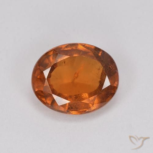 2.00ct Natürlicher tieforange Hessonit-Granat, Oval, VS-SI