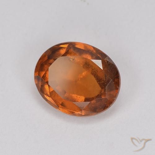 9,17 ctw natürlicher tieforange Hessonit-Granat, Oval, VS-SI