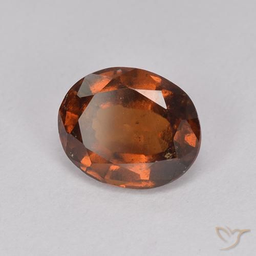 9,17 ctw natürlicher Mitteldunkles Orange Hessonit-Granat, Oval, VS