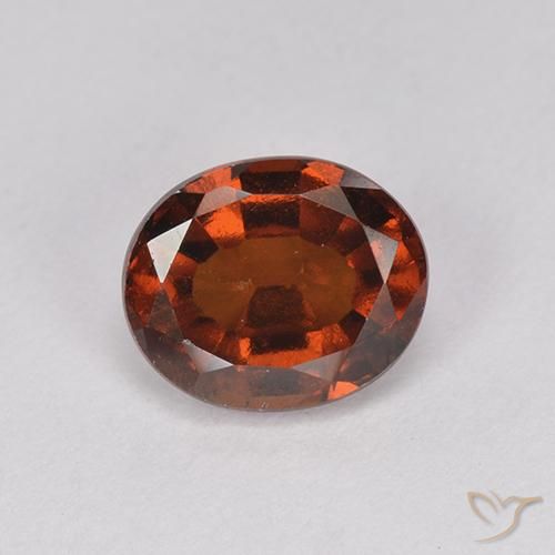 2.04ct Natürlicher Amber Orange Hessonit-Granat, Oval, VS
