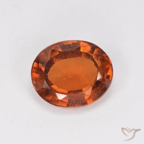 2.28ct Natürlicher Mittelorange Hessonit-Granat, Oval, VS
