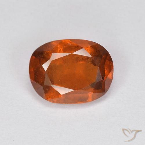 1.97ct Natürlicher tieforange Hessonit-Granat, Oval, VS-SI