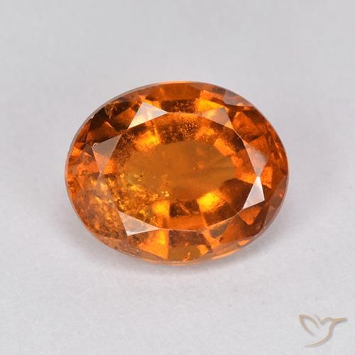 2.40ct Natürlicher Mitteldunkles Orange Hessonit-Granat, Oval, VS-SI