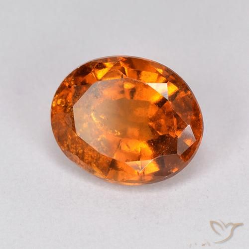 9,17 ctw natürlicher Mitteldunkles Orange Hessonit-Granat, Oval, VS-SI