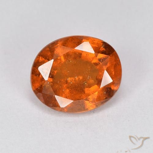 1.91ct Natürlicher tieforange Hessonit-Granat, Oval, VS-SI