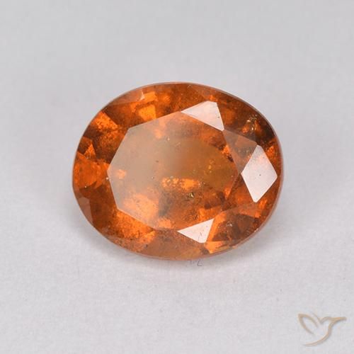 9,17 ctw natürlicher tieforange Hessonit-Granat, Oval, VS-SI