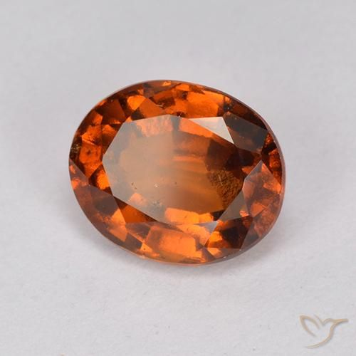 9,17 ctw natürlicher tieforange Hessonit-Granat, Oval, VS