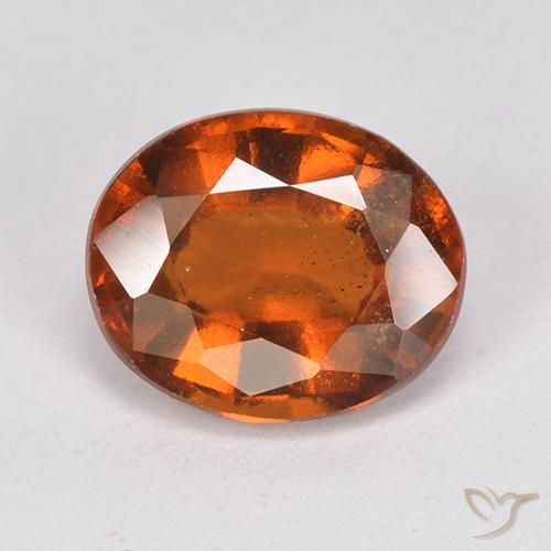 2.74ct Natürlicher tieforange Hessonit-Granat, Oval, VS-SI