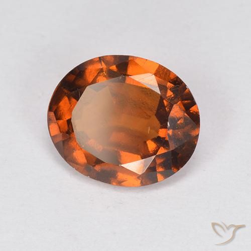 9,17 ctw natürlicher rötlich-orange Hessonit-Granat, Oval, VS
