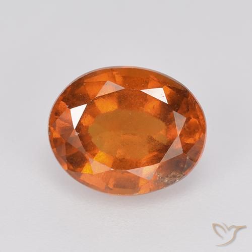 2.41ct Natürlicher Mitteldunkles Orange Hessonit-Granat, Oval, VS-SI