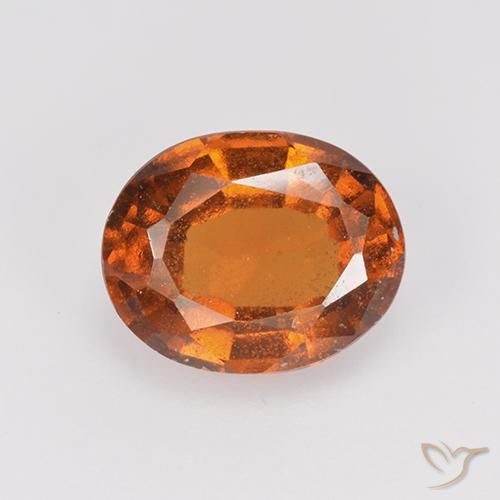 1.87ct Natürlicher Mitteldunkles Orange Hessonit-Granat, Oval, VS-SI