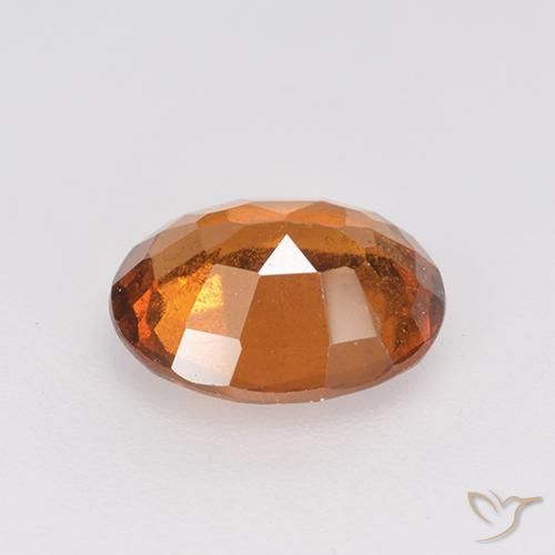 9,17 ctw natürlicher Mitteldunkles Orange Hessonit-Granat, Oval, VS-SI