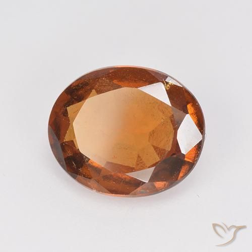 9,17 ctw natürlicher tieforange Hessonit-Granat, Oval, VS