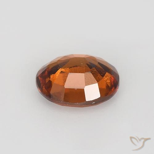 9,17 ctw natürlicher Dunkelorange Hessonit-Granat, Oval, VVS-VS