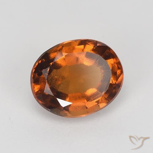 9,17 ctw natürlicher Amber Orange Hessonit-Granat, Oval, VVS-VS