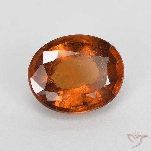 9,17 ctw natürlicher Mittelorange Hessonit-Granat, Oval, VS-SI