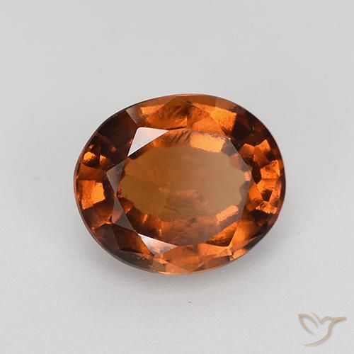 9,17 ctw natürlicher Amber Orange Hessonit-Granat, Oval, VS