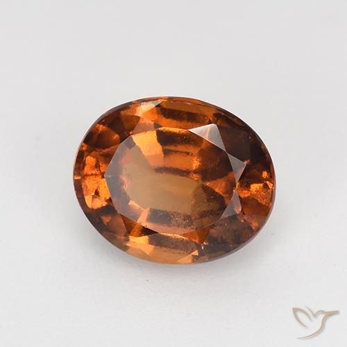 9,17 ctw natürlicher tieforange Hessonit-Granat, Oval, VS