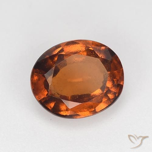 9,17 ctw natürlicher Amber Orange Hessonit-Granat, Oval, VVS-VS